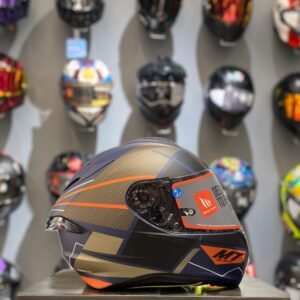Casco Mt Targo Pro Podium D7 Azul Mate
