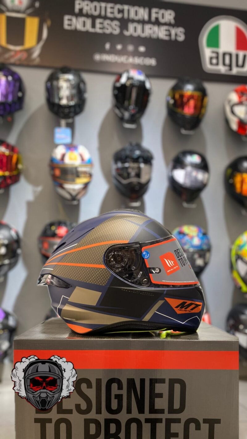 Casco Mt Targo Pro Podium D7 Azul Mate