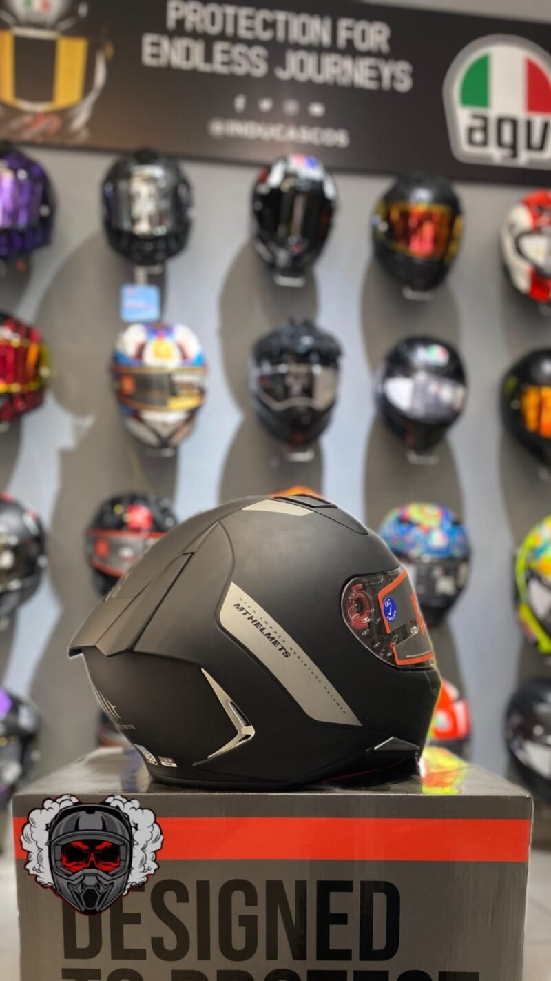 CASCO MT REVENGE 2S SOLID MATE NEGRO - Image 2