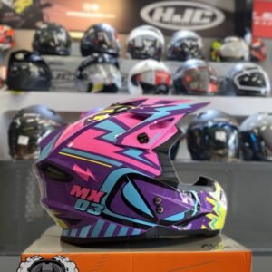CASCO TIPO CROSS MX03 HRO DAMA