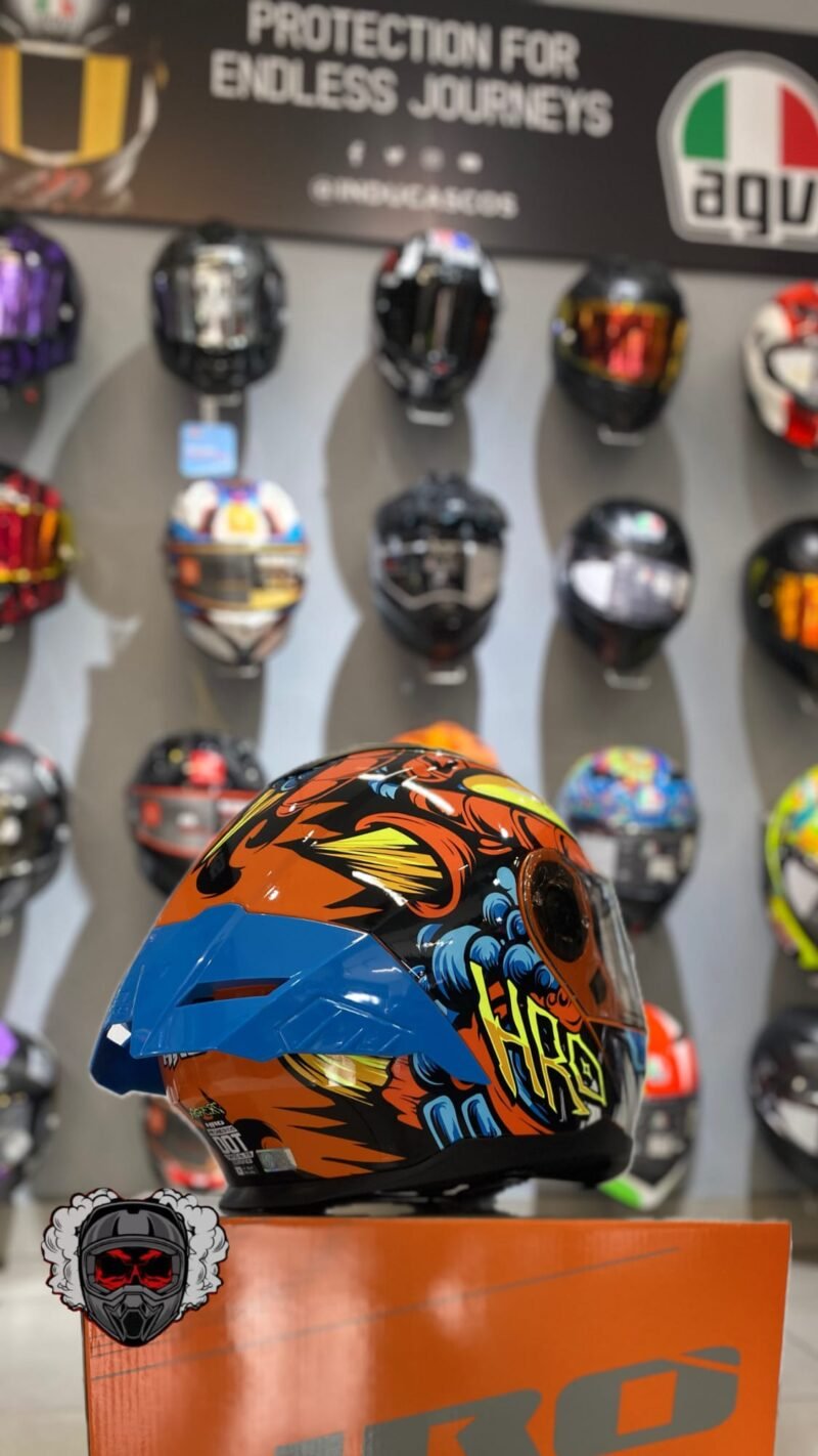 CASCO ABATIBLE HRO 3480 AGREXT NARANJA - Image 2