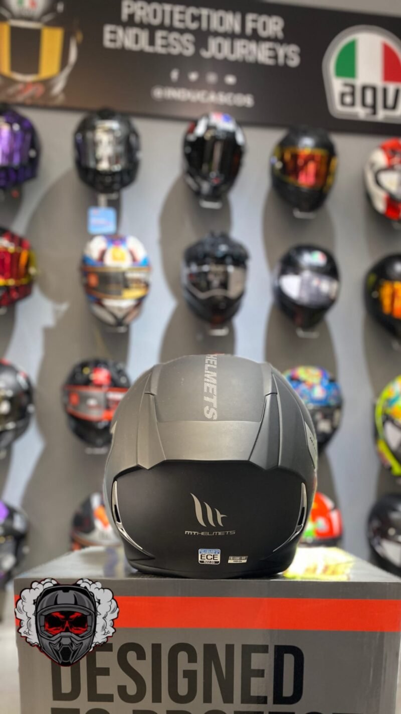 CASCO MT REVENGE 2S SOLID MATE NEGRO - Image 3