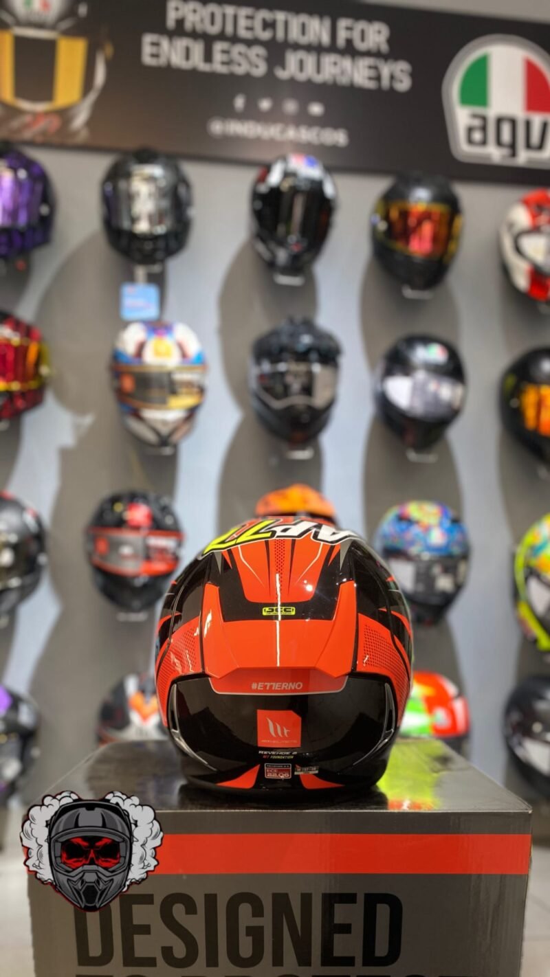 CASCO INTEGRAL MT REVENGE 2S FOUNDATION ROJO - Image 3