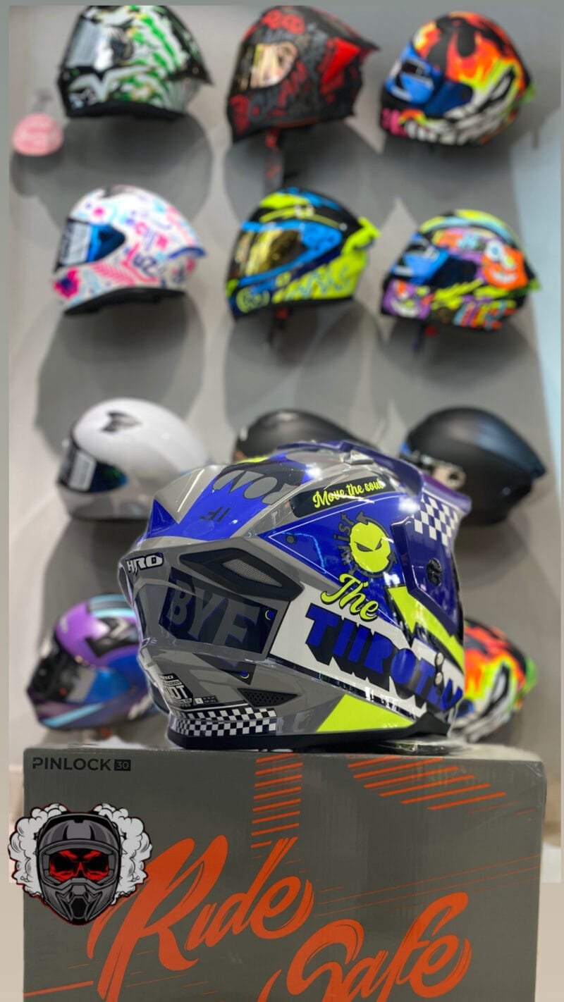 CASCO MULTIPROPOSITO HRO MX 330 AZUL GRIS - Image 2