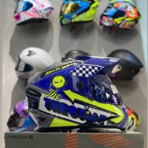 CASCO MULTIPROPOSITO HRO MX 330 AZUL GRIS