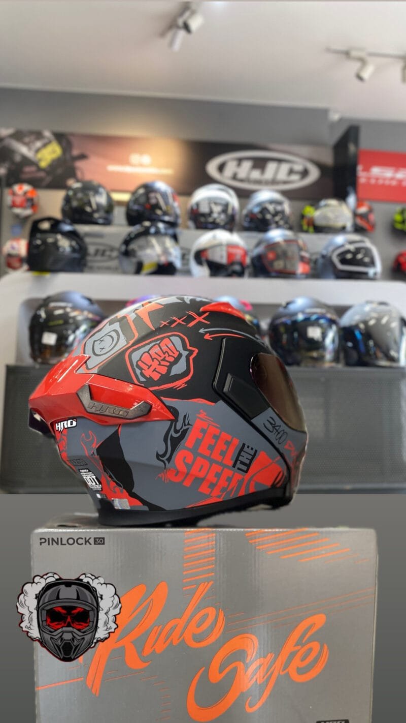 CASCO ABATIBLE HRO 3400 ROJO RAZOR - Image 2