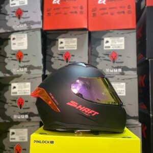 CASCO INTEGRAL SHAFT 582 SOLI NEGRO/ROJO