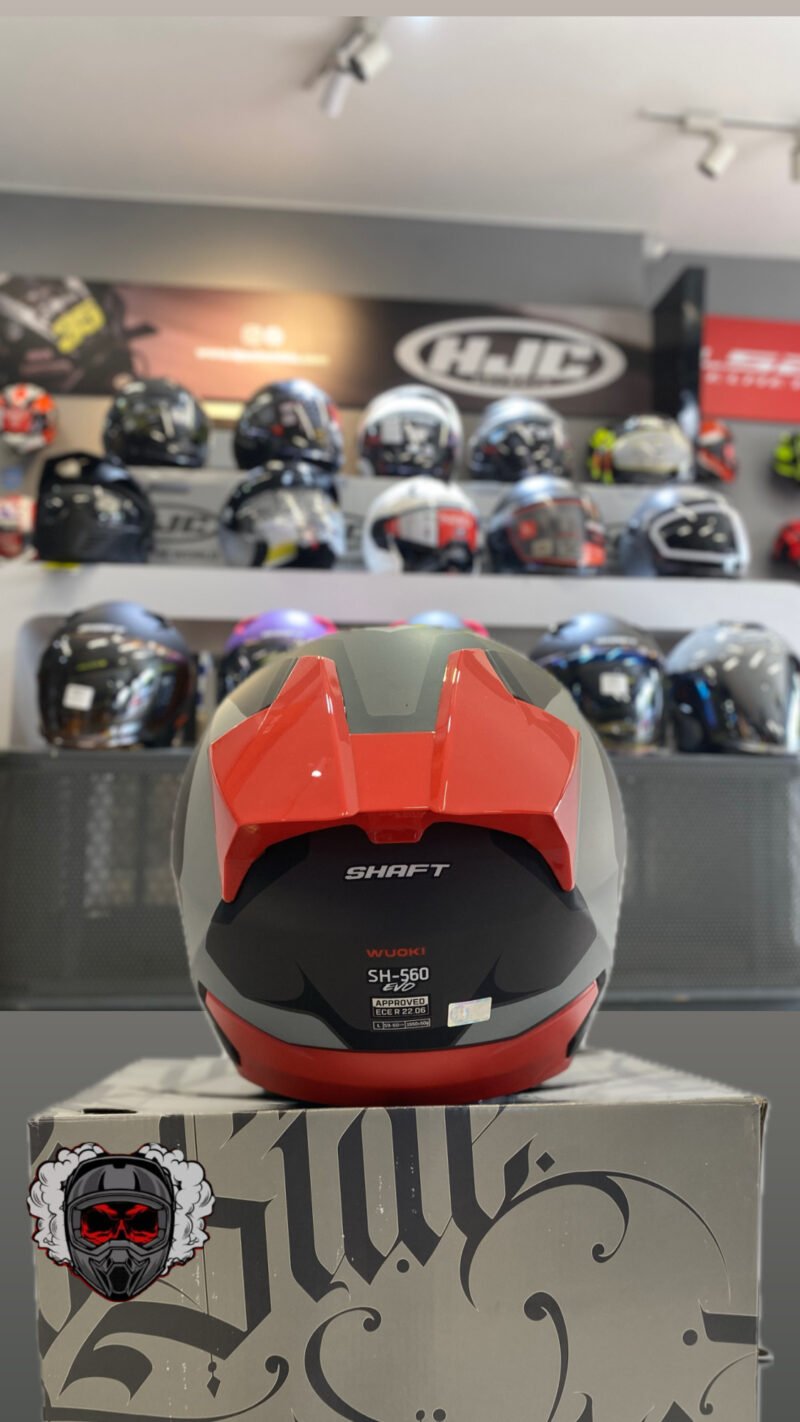 CASCO SHAFT 560 WUOKI ROJO/ GRIS - Image 3