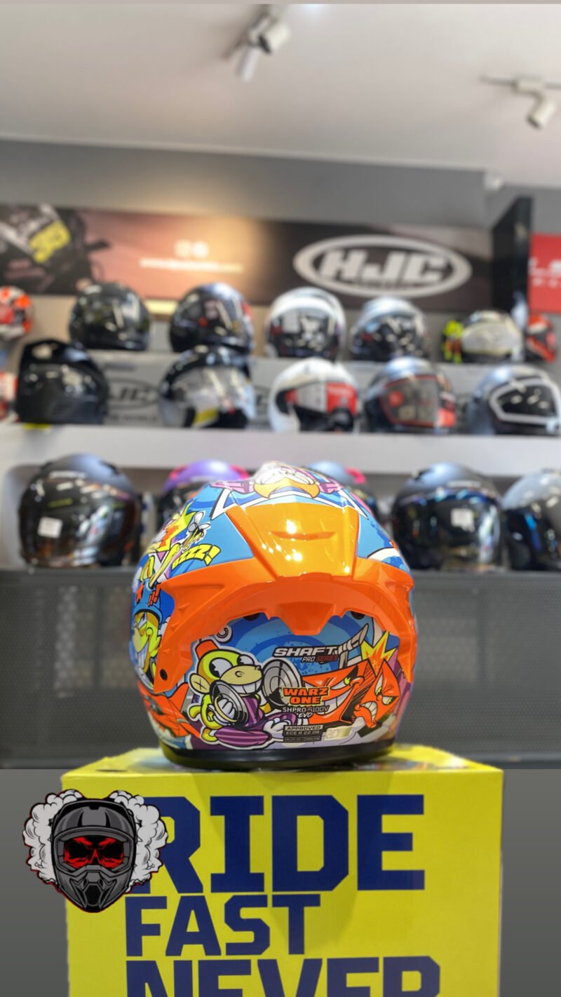 CASCO SHAFT PRO SERIES 610 DV AZUL/NARANJA - Image 3