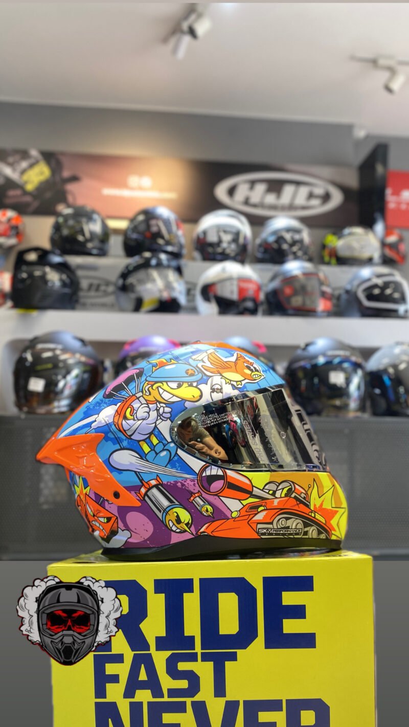 CASCO SHAFT PRO SERIES 610 DV AZUL/NARANJA