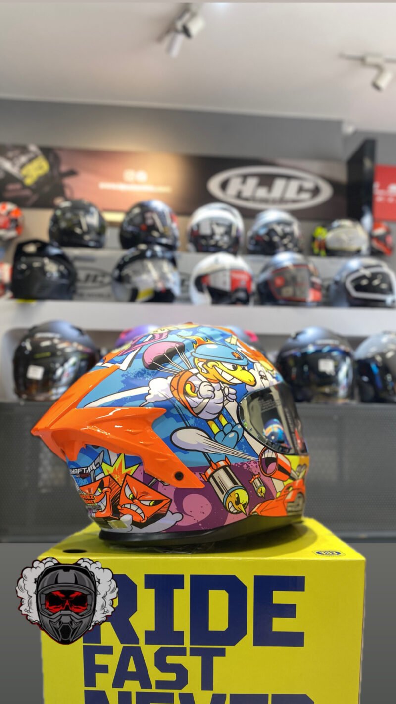 CASCO SHAFT PRO SERIES 610 DV AZUL/NARANJA - Image 2
