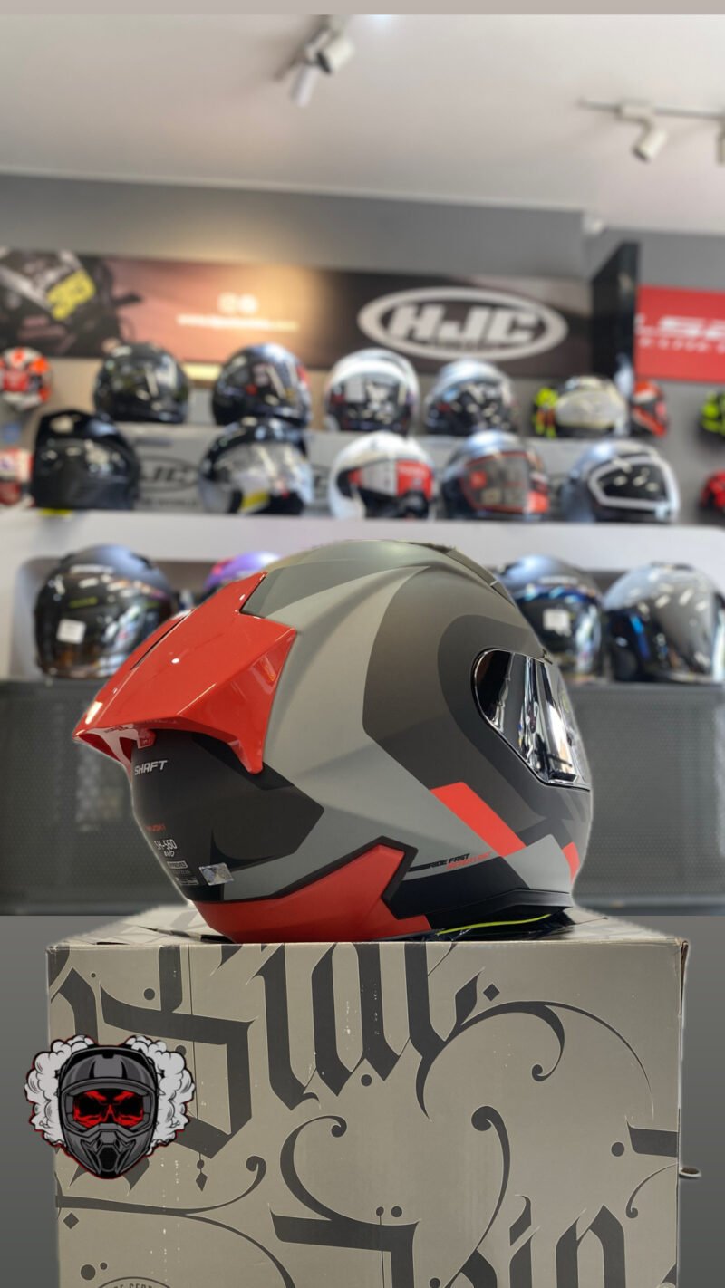 CASCO SHAFT 560 WUOKI ROJO/ GRIS - Image 2