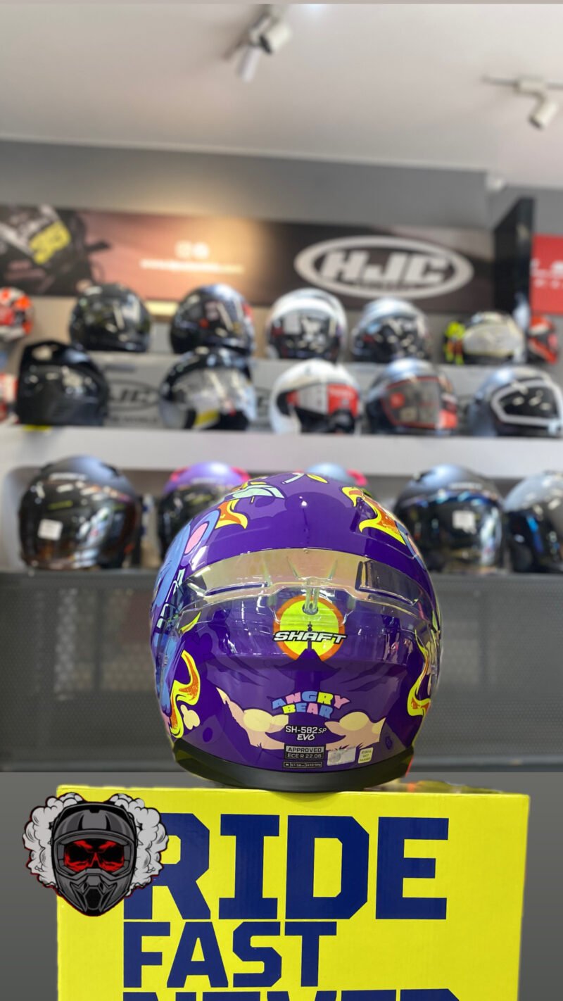 CASCO SHAFT 582 ANGRY BEAR MORADO - Image 3