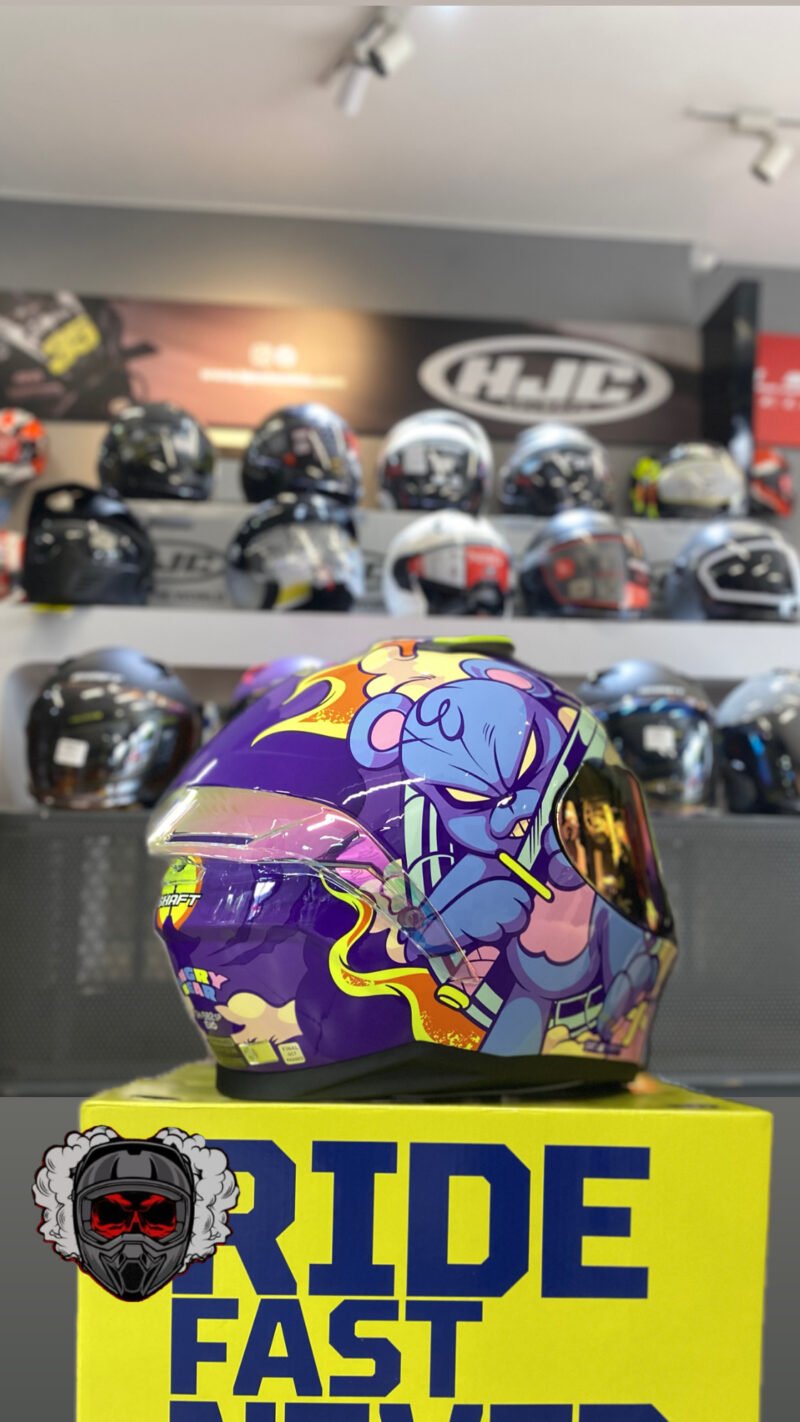CASCO SHAFT 582 ANGRY BEAR MORADO - Image 2