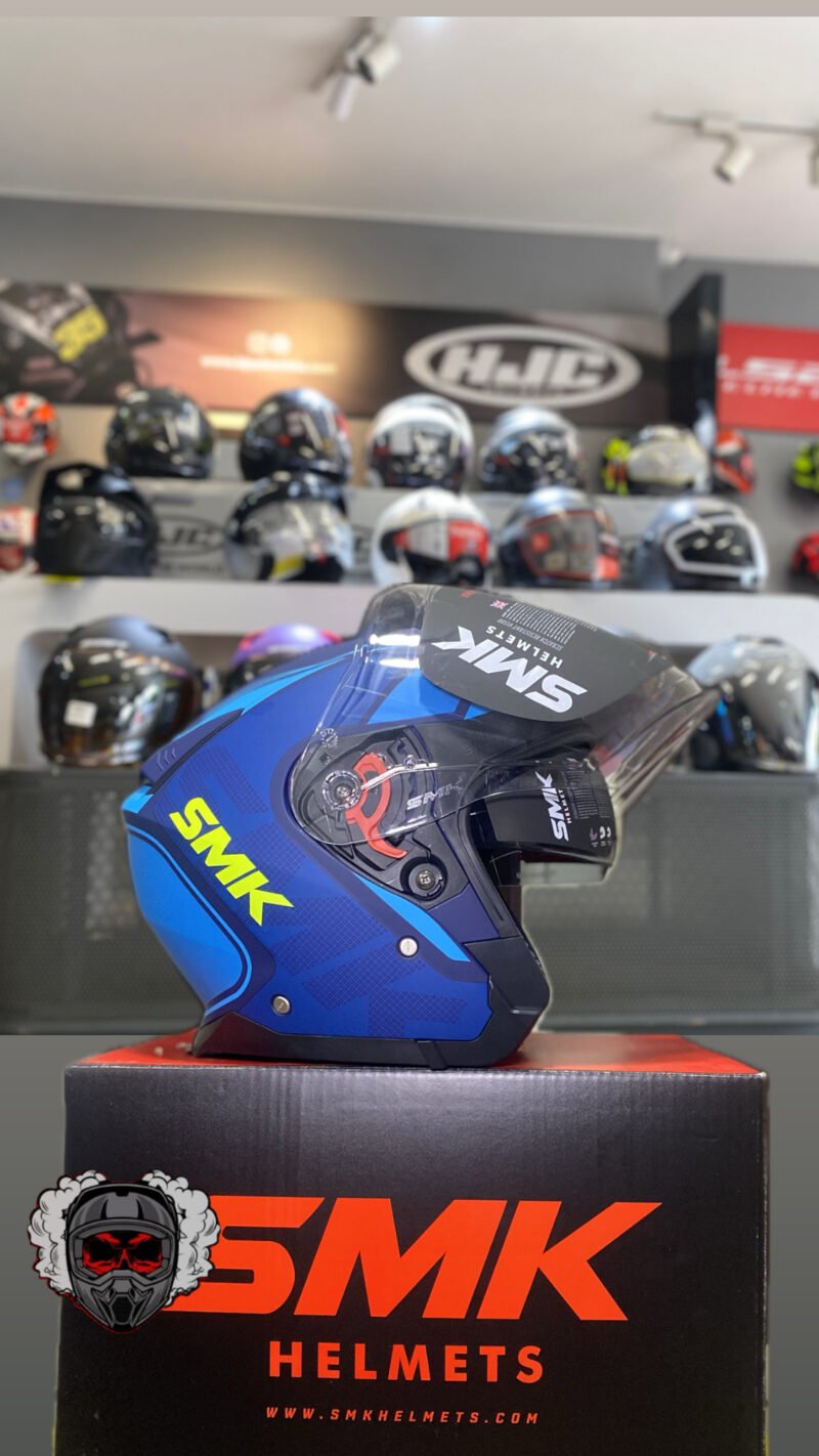 CASCO ABIERTO SMK AZUL