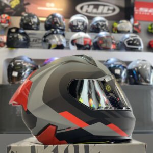 CASCO SHAFT 560 WUOKI ROJO/ GRIS