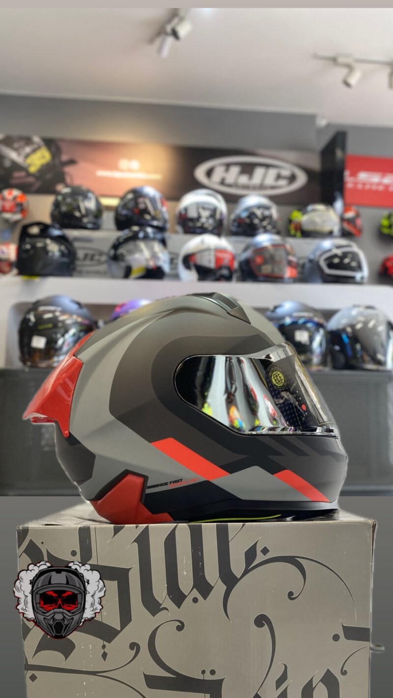 CASCO SHAFT 560 WUOKI ROJO/ GRIS