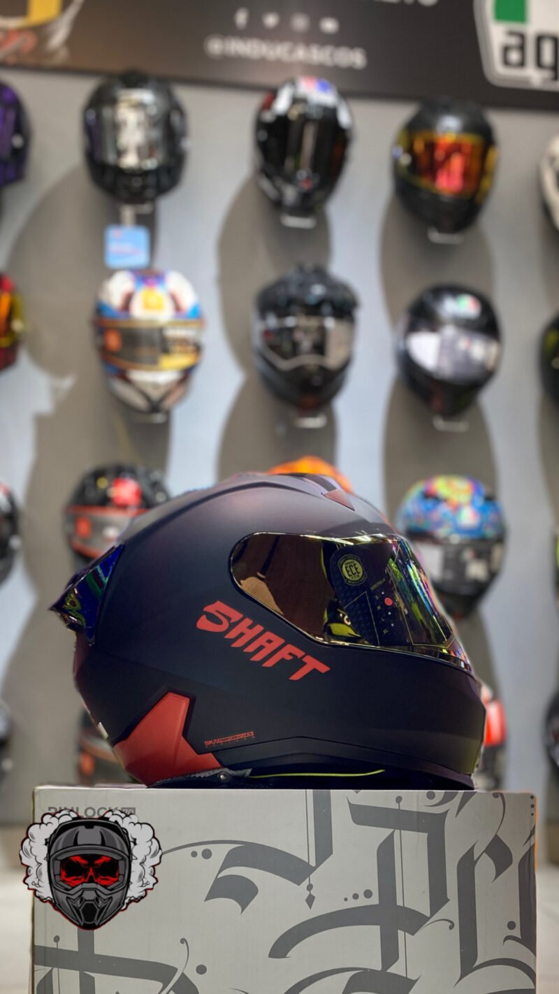 CASCO INTEGRAL SHAFT 560 ROJO/NEGRO