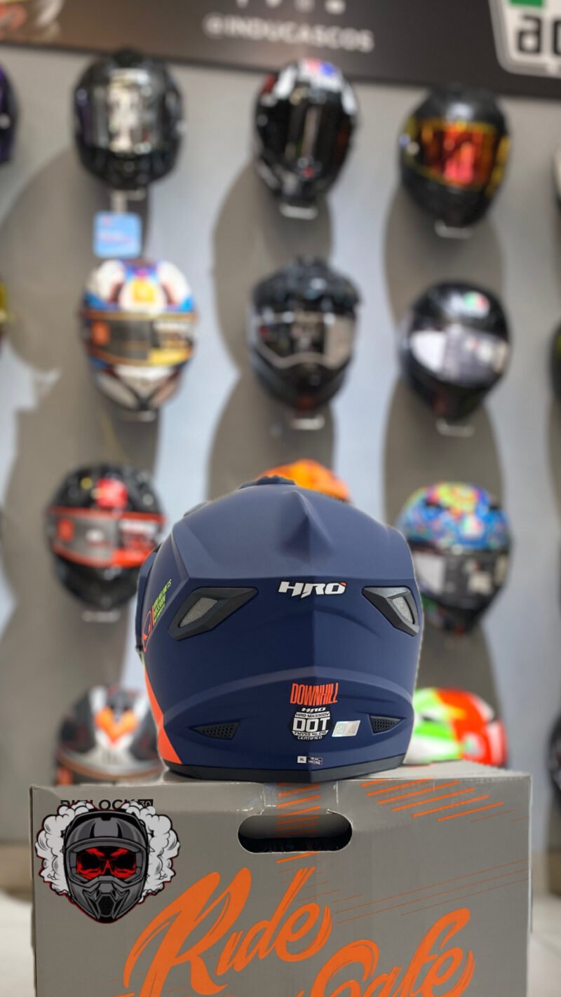CASCO HRO MULTIPROPOSITO MX 330 AZUL/NEON - Image 3