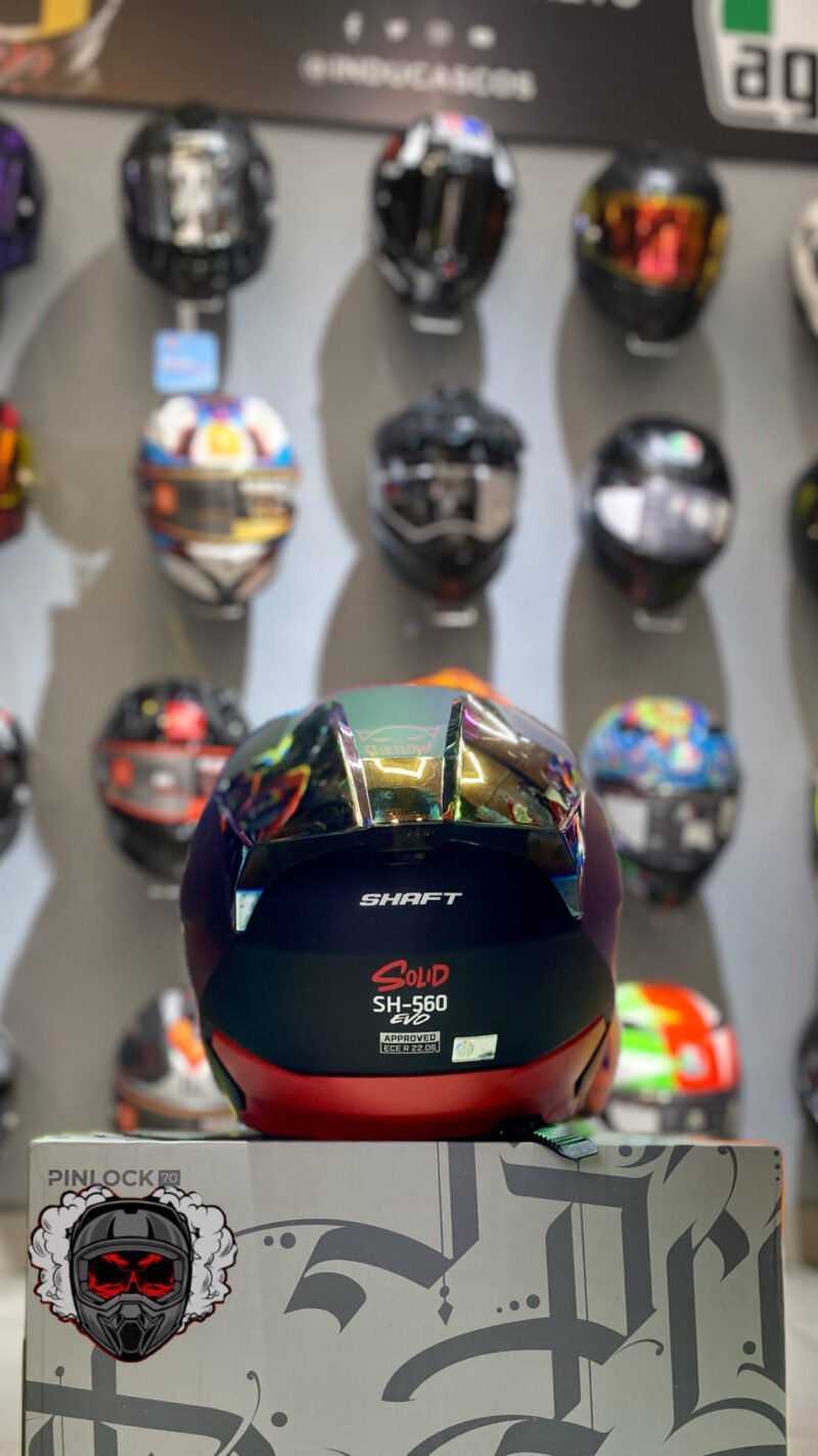 CASCO INTEGRAL SHAFT 560 ROJO/NEGRO - Image 3