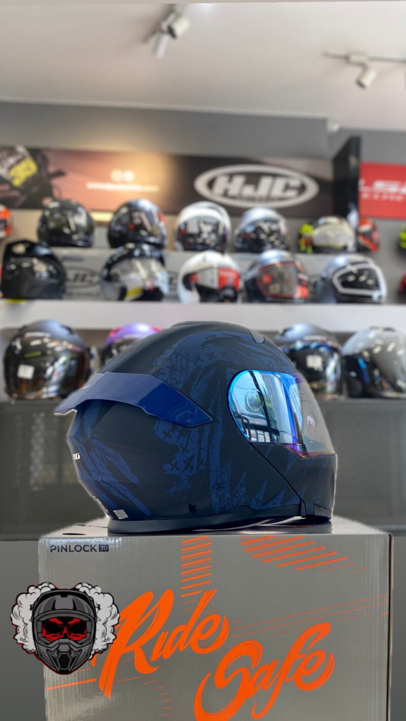 CASCO ABATIBLE HRO 3440 Grungster AZUL