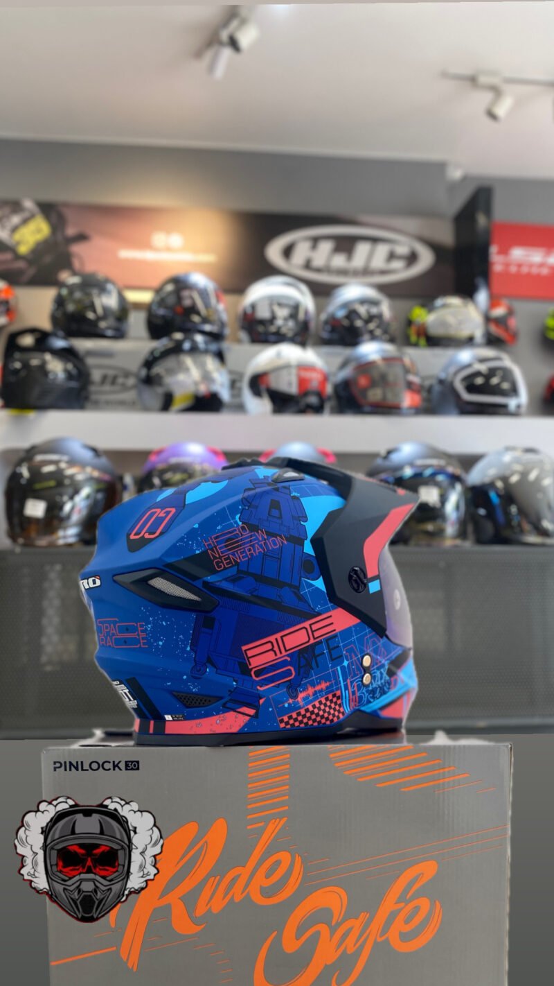 CASCO MULTIPROPOSITO HRO MX330  AZUL - Image 2