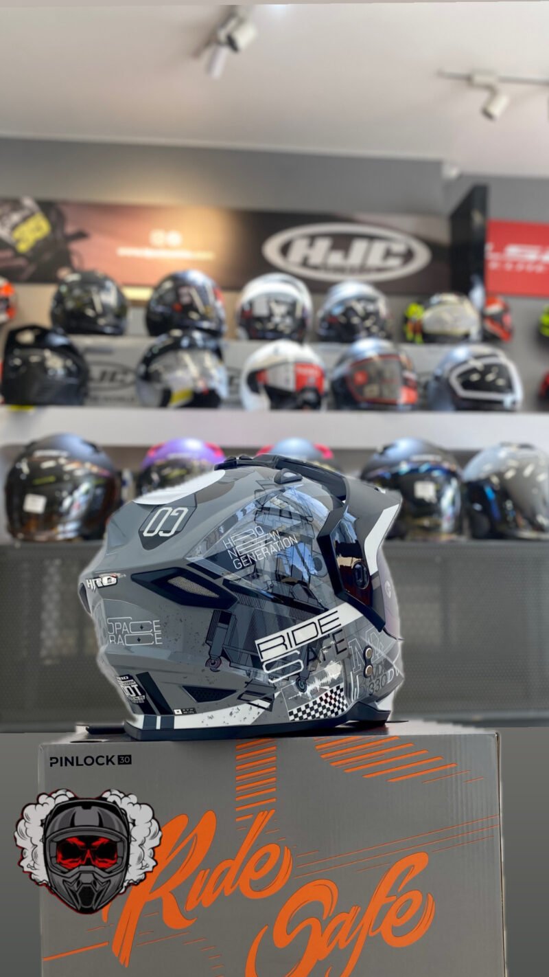 CASCO MULTIPROPOSITO HRO MX330 GRIS - Image 2