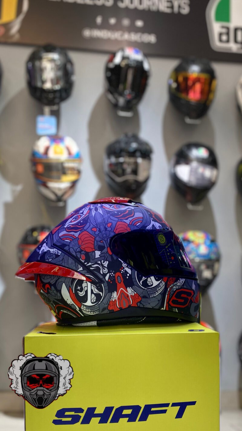 CASCO INTEGRAL SHAFT 590 ARS NOTARÍA ROJO /GRIS