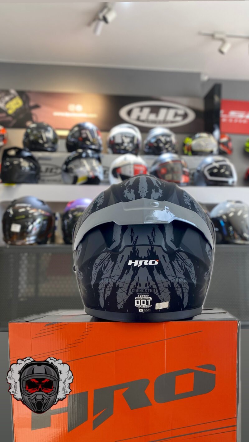 CASCO ABATIBLE HRO 3440 Grungster GRIS - Image 3