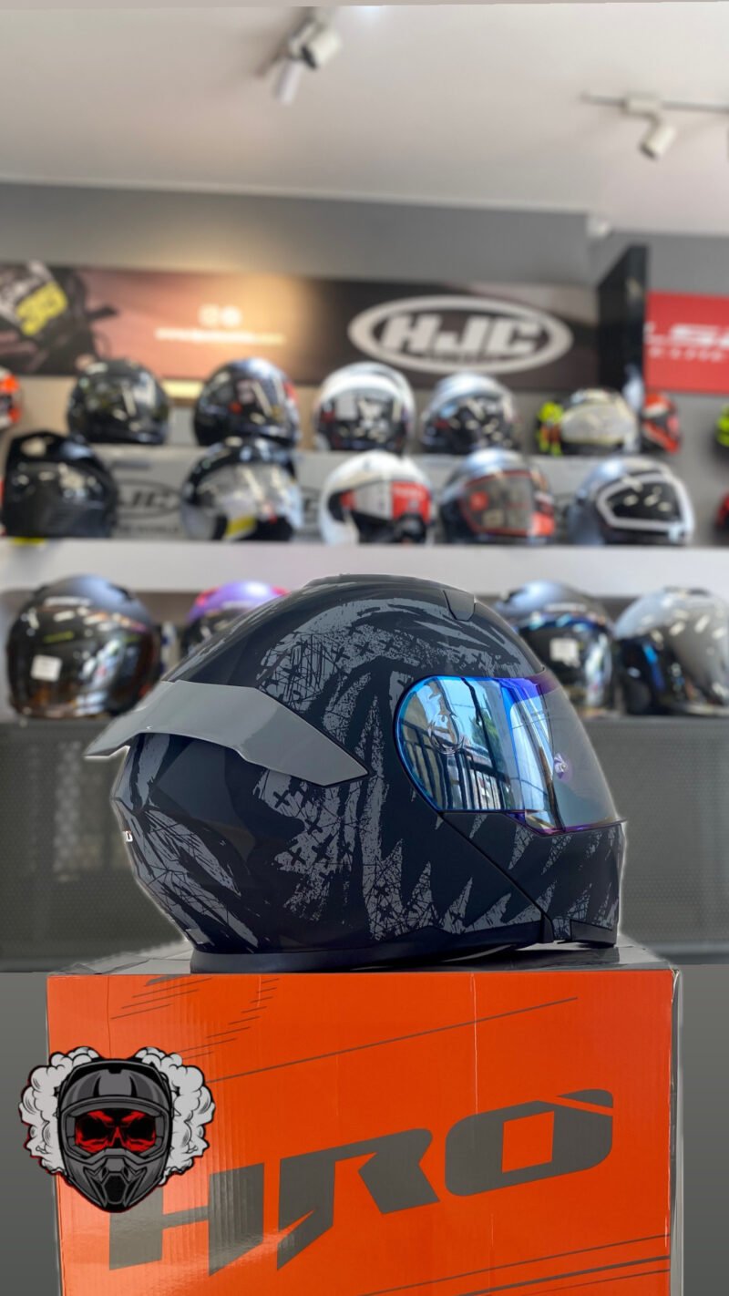 CASCO ABATIBLE HRO 3440 Grungster GRIS - Image 2