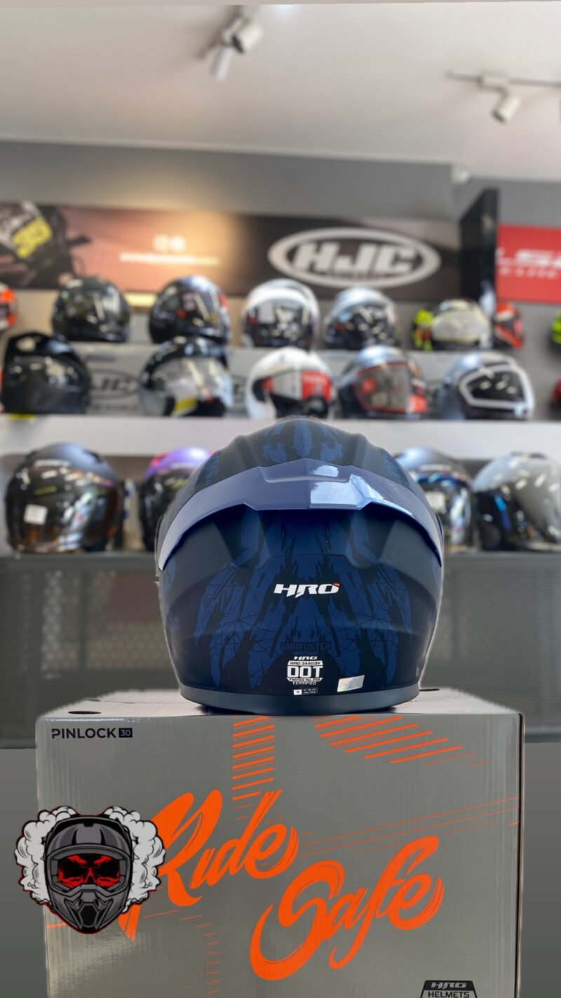 CASCO ABATIBLE HRO 3440 Grungster AZUL - Image 4