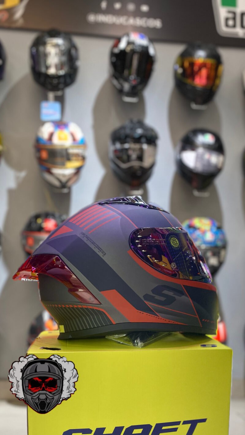 CASCO INTEGRAL SHAFT 526sp STRAFTER GRIS/ROJO