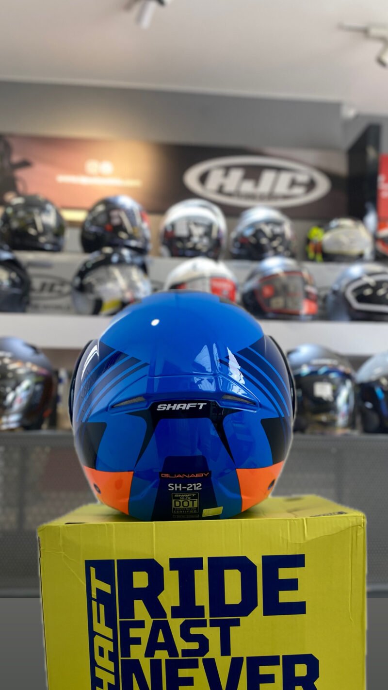 CASCO ABIERTO SHAFT 212 NARANJA /AZUL - Image 3