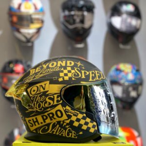 CASCO ABIERTO SHAFT 240 PRO SERIES AMARILLO NEGRO