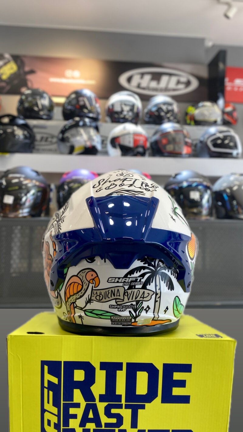 Casco Shaft Pro series 610Dv LA BUENA VIDA BLANCO - Image 3