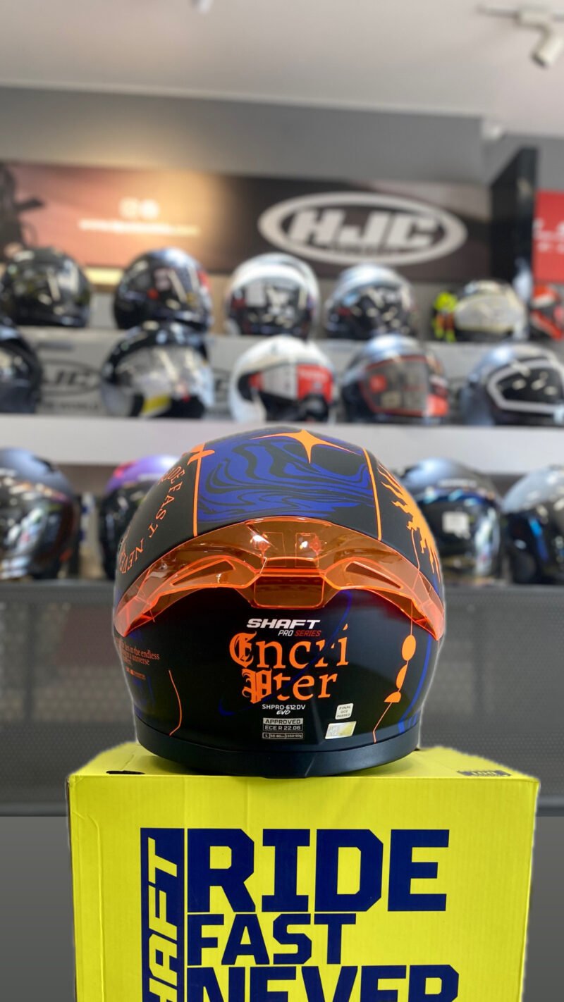 CASCO SHAFT PRO SERIES 612 NARANJA/NEGRO - Image 3