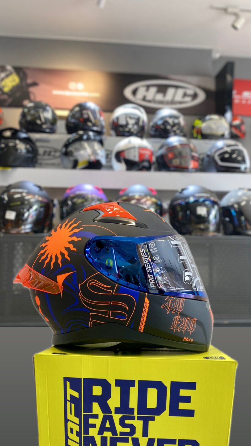 CASCO SHAFT PRO SERIES 612 NARANJA/NEGRO