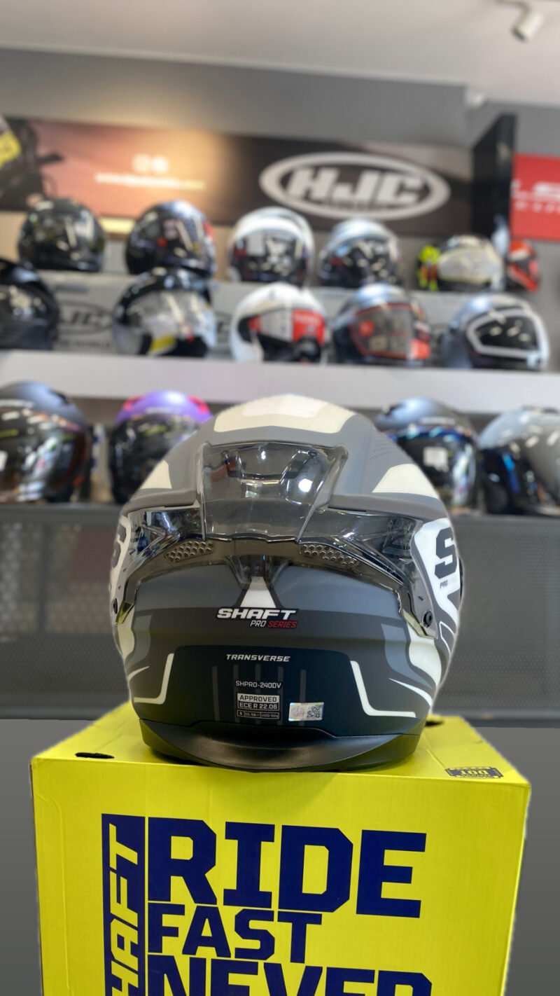 CASCO ABIERTO SHAFT PRO SERIES 240DV GRIS/BLANCO - Image 3