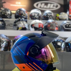 CASCO ABIERTO SHAFT 212 NARANJA /AZUL