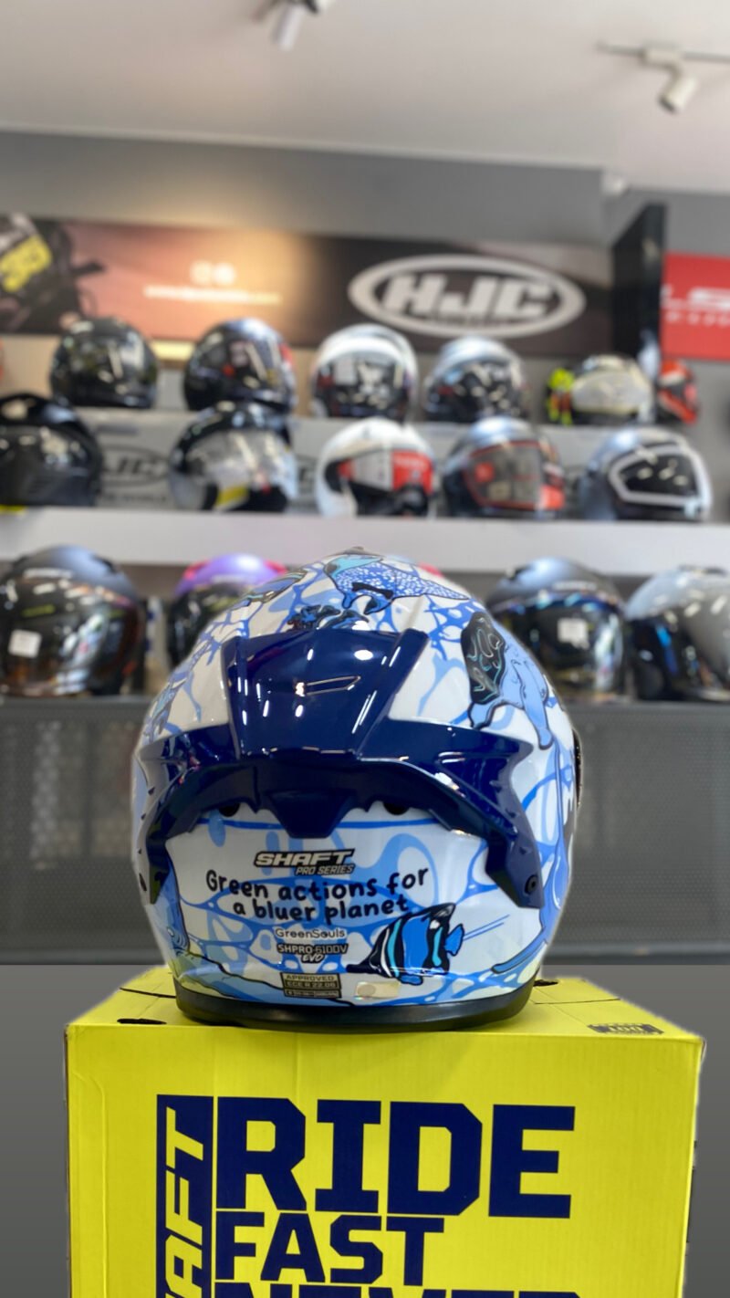 CASCO SHAFT PRO SERIES 610DV AZUL BLANCO - Image 3