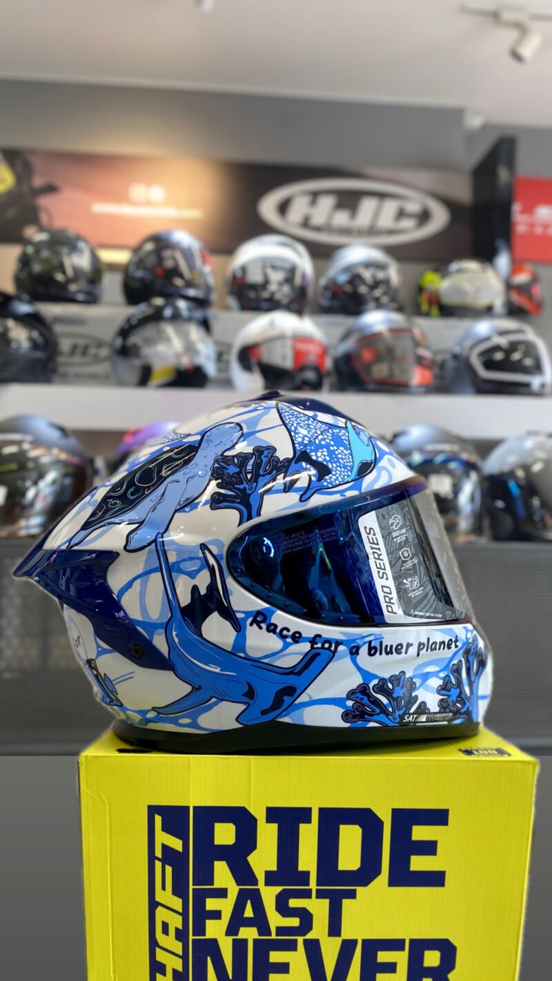 CASCO SHAFT PRO SERIES 610DV AZUL BLANCO