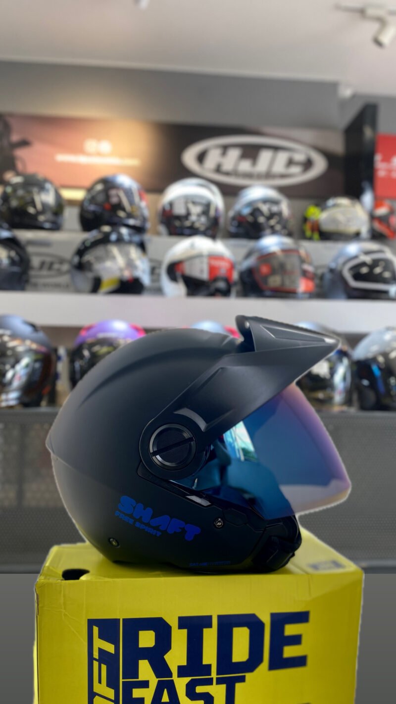 CASCO SHAFT 212 NEGRO/AZUL