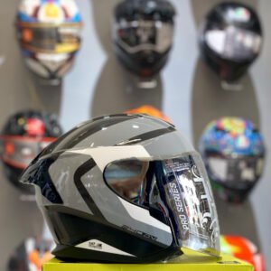 CASCO ABIERTO PRO SERIES 240DV GRIS/BLANCO