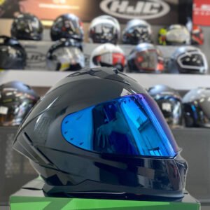 CASCO XTRONG GAFAS INTERNAS NEGRO BRILLO  69